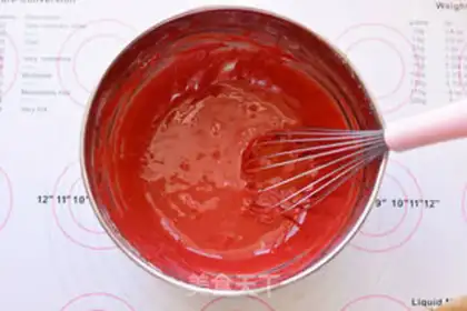 Make Red velvet cake rolls step 5