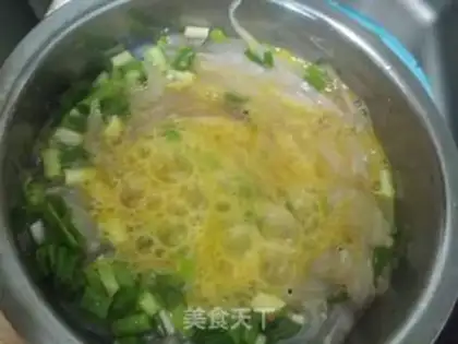 Make Silver fish fried eggs step 2