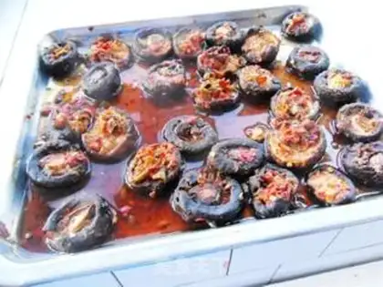 Make Baked mushrooms step 8
