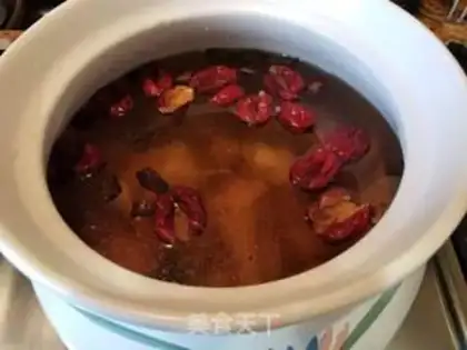 Make The chicken soup of Tanji Dan step 5
