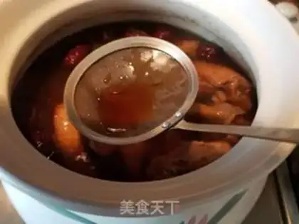 Make The chicken soup of Tanji Dan step 6
