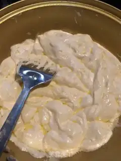Make Snow souffle step 1