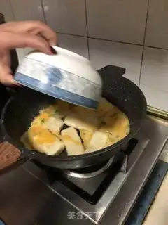 Make Eggs fall tofu step 5