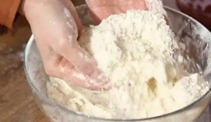Make English scone step 6