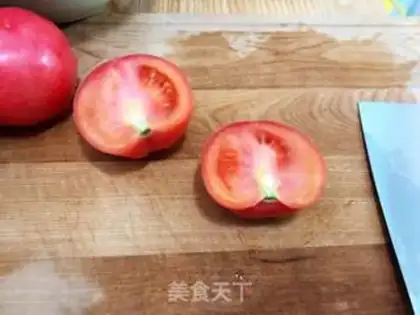 Make Tomato fried eggs step 5