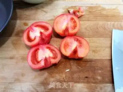 Make Tomato fried eggs step 6