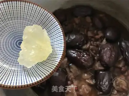 Make Cinnamon dates, red bean soup step 6
