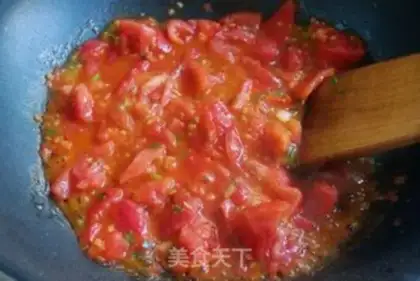 Make Tomato egg noodles step 2