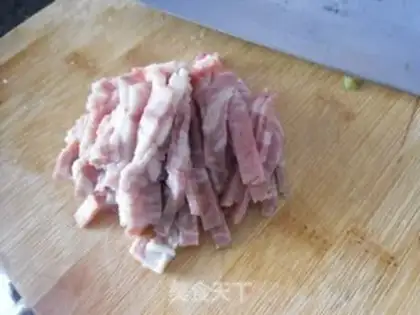 Make Bacon noodles step 1