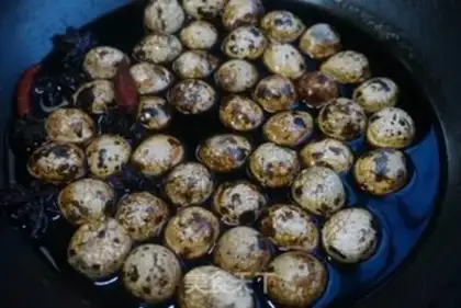 Make Five quail eggs step 2