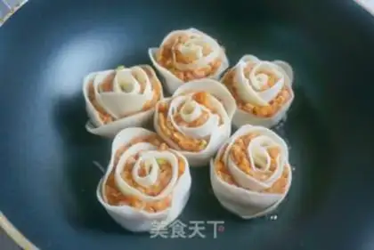 Make Rose fried dumplings step 7