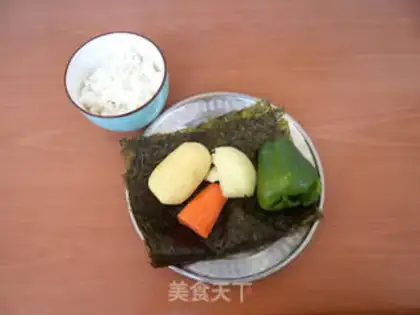 Make Seam fried rice step 0