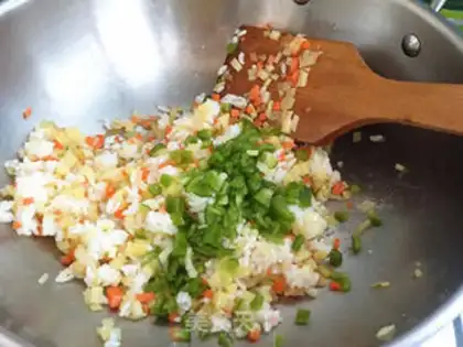 Make Seam fried rice step 6