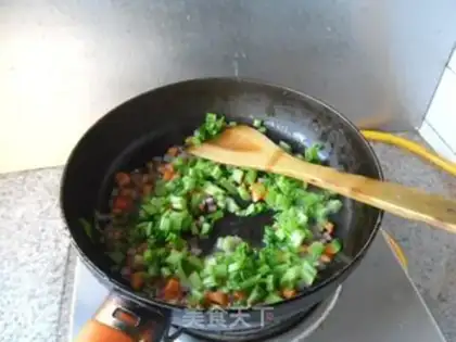 Make Bacon fried rice step 2