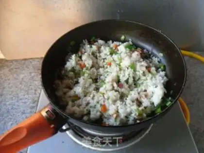 Make Bacon fried rice step 5