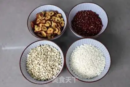 Make Red bean date rice step 0