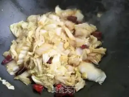 Make Spicy cabbage step 5