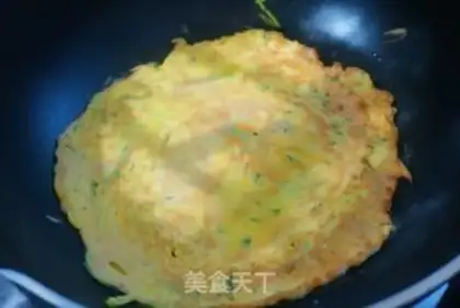 Make cucumber eggcake step 5