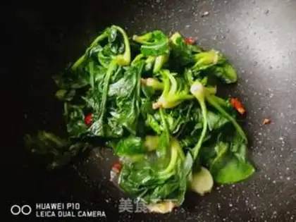 Make Scrambled spinach step 3
