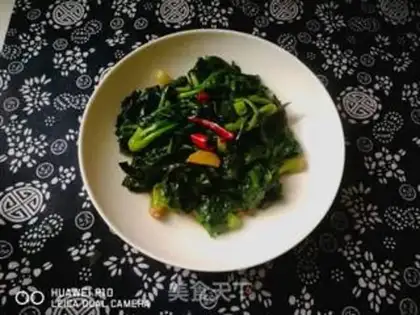 Make Scrambled spinach step 6