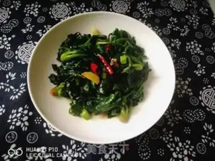 Make Scrambled spinach step 7