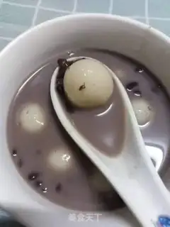 Make Red bean milk soup step 4