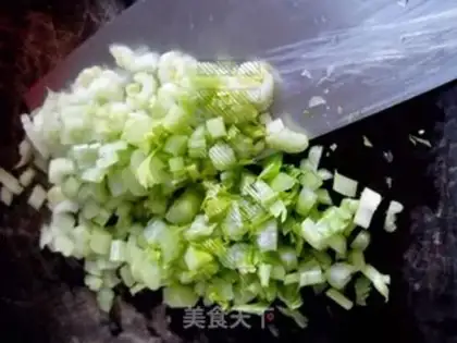 Make Celery congee step 1