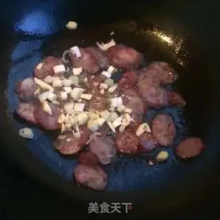 Make Pepper fried sausage step 5