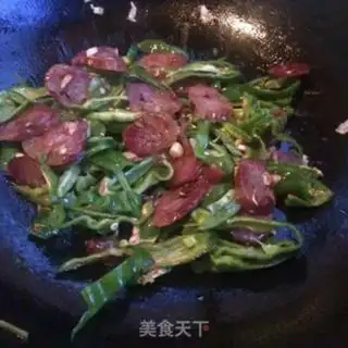 Make Pepper fried sausage step 6