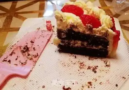 Make Butter chocolate cake step 18