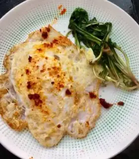 Make Fried goose eggs step 16