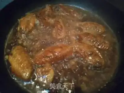 Make Coke chicken wings step 7