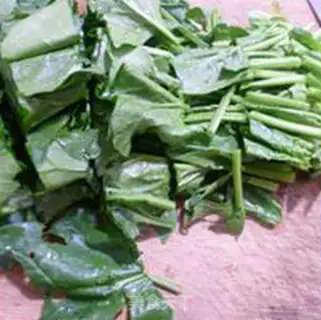 Make Spinach tacos step 5