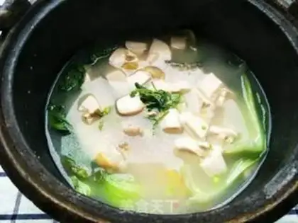 Make Fish fin tofu soup step 9