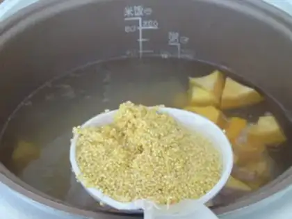 Make Pumpkin porridge step 7