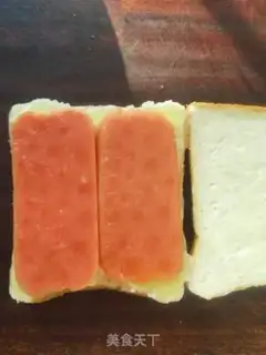 Make Potato ham sandwich step 4