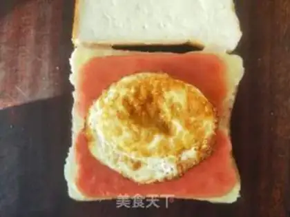Make Potato ham sandwich step 5