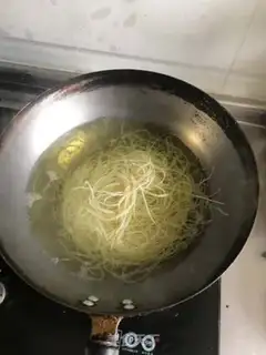 Make Breakfast cold noodles step 4