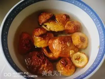 Make Plum soup step 1