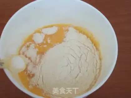 Make Porridge eggcake step 4