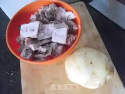 Make Ribs burning potatoes step 0