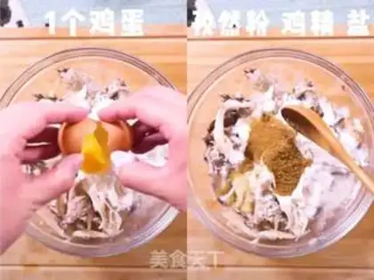 Make Blow mushrooms step 2