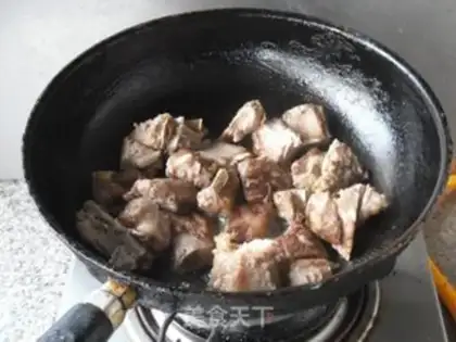Make Ribs burning potatoes step 5