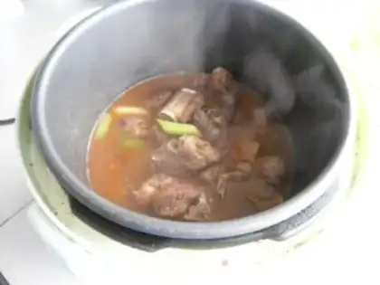 Make Ribs burning potatoes step 10