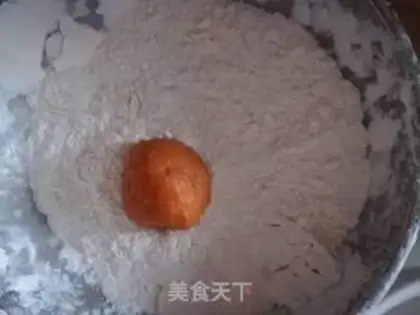 Make Red potato ball step 2
