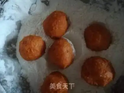 Make Red potato ball step 3
