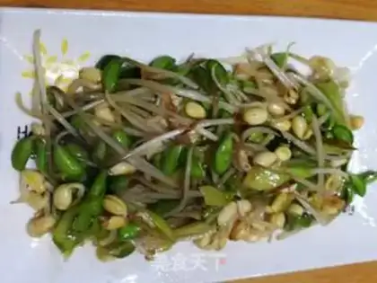 Make Sprayed double sprouts step 5