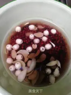 Make Red bean, black rice step 1