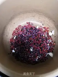 Make Red bean, black rice step 2