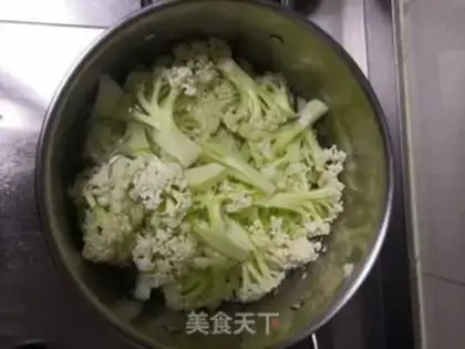 Make Water-cooked flowers step 2